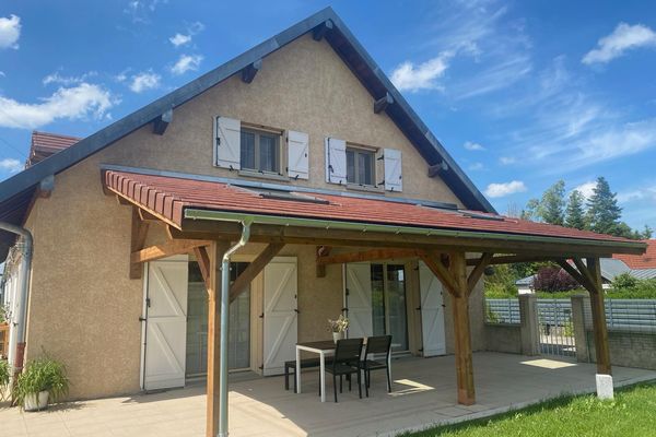 Auvent accolé - toiture monopente - photo 4