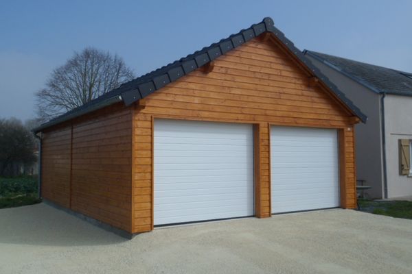 Garage ossature bois