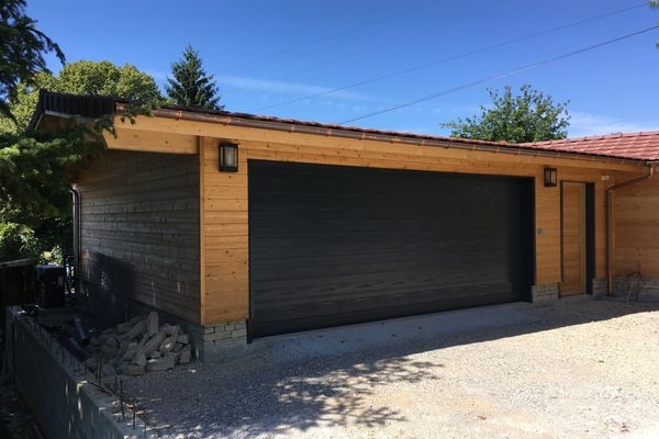 Garage ossature bois