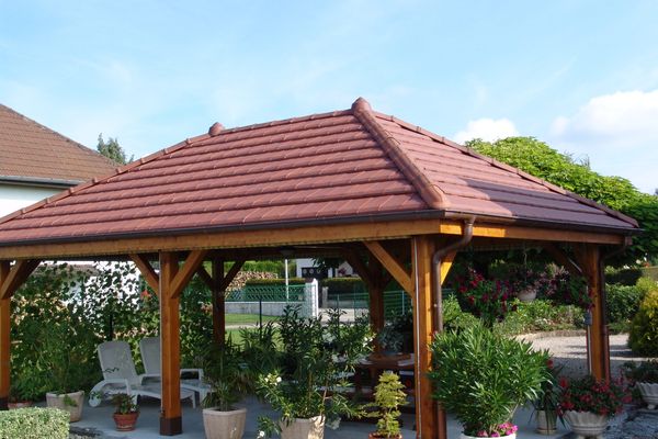Kiosque 4 pans