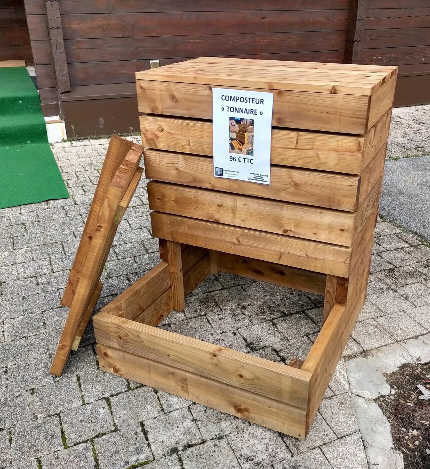 Abri de jardin bois sur mesure réalisé par Tonnaire — réalisation 20
