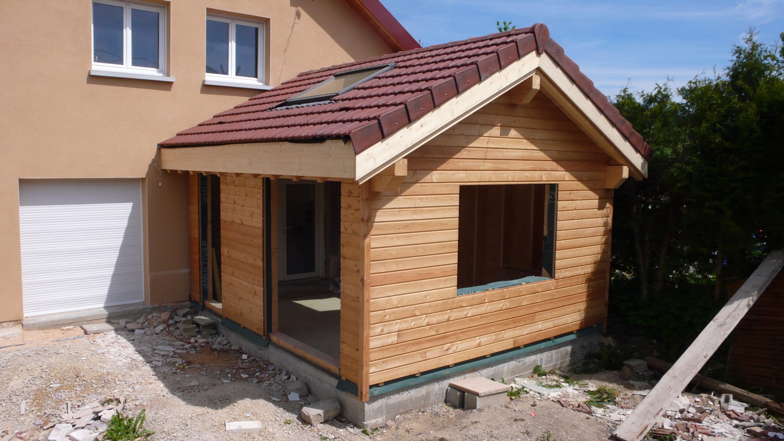 Extension bois sur mesure réalisée par Tonnaire — réalisation 7
