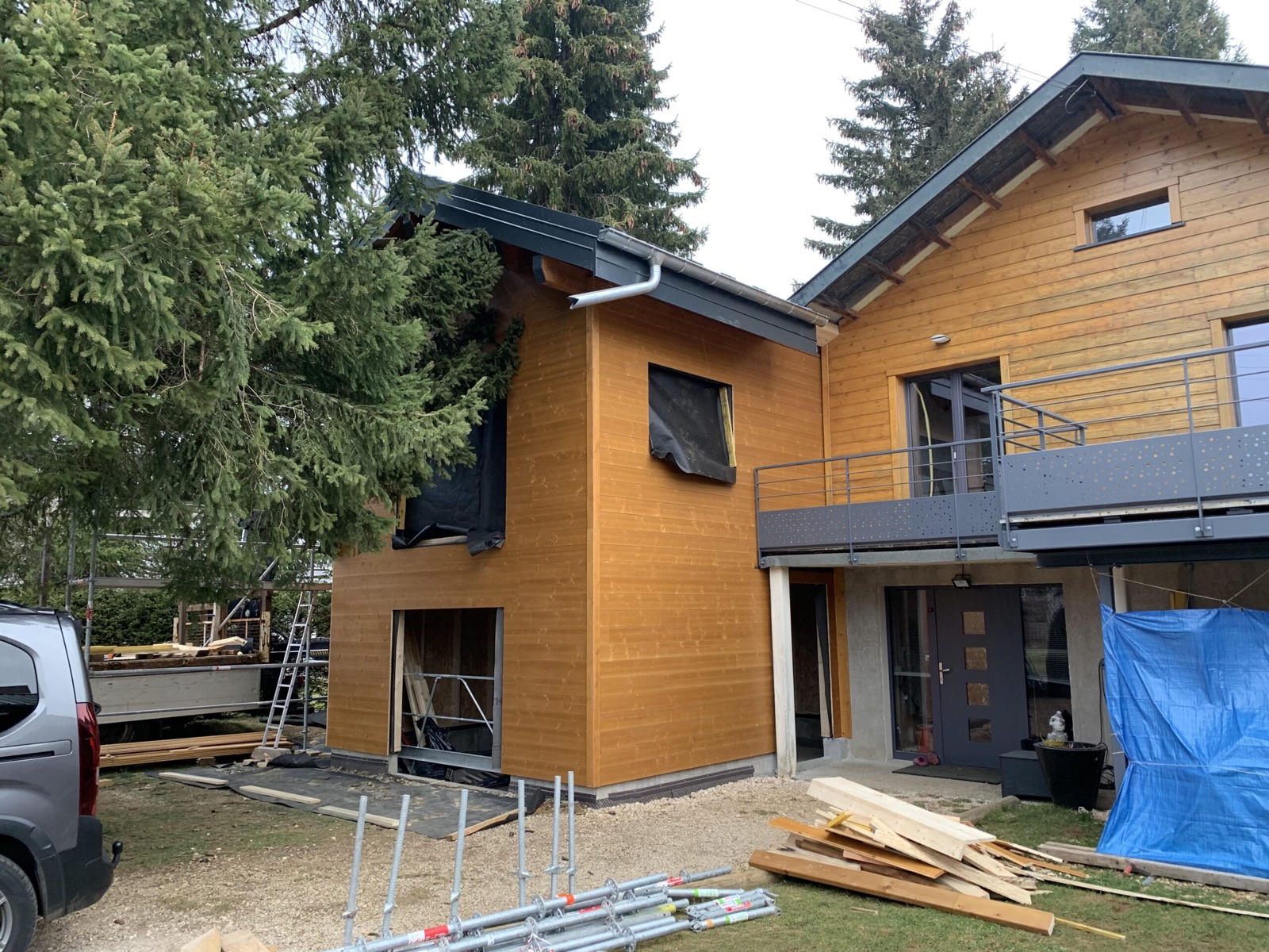 Extension bois sur mesure réalisée par Tonnaire — réalisation 10