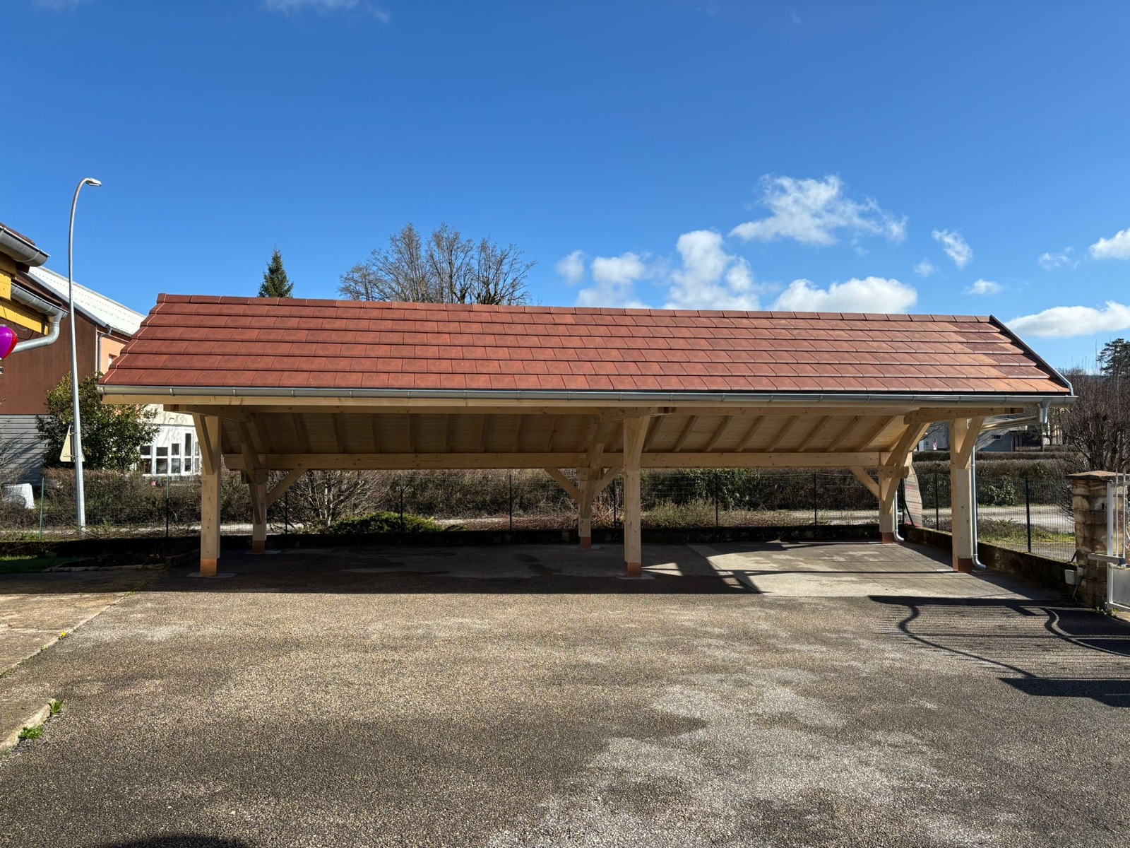 Carport bois sur mesure réalisé par Tonnaire — réalisation 9