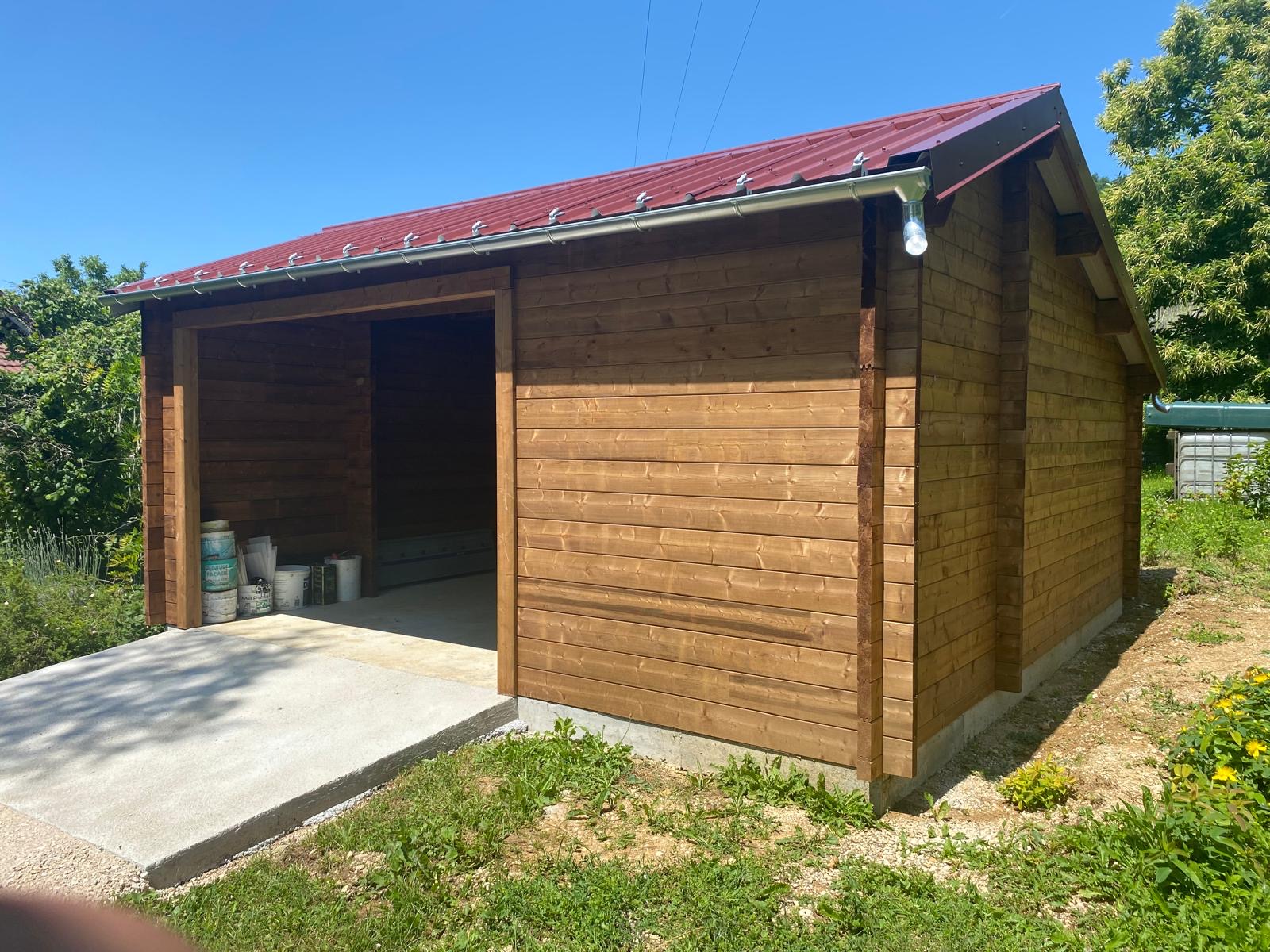 Garage bois sur mesure réalisé par Tonnaire — réalisation 11