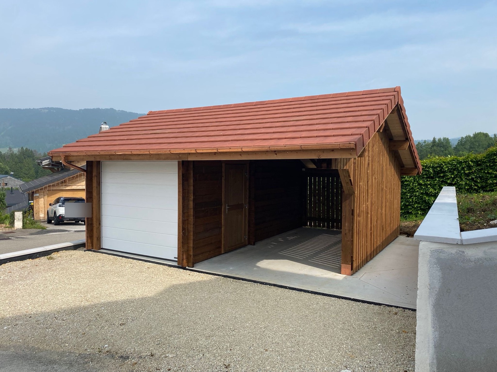 Garage bois sur mesure réalisé par Tonnaire — réalisation 10
