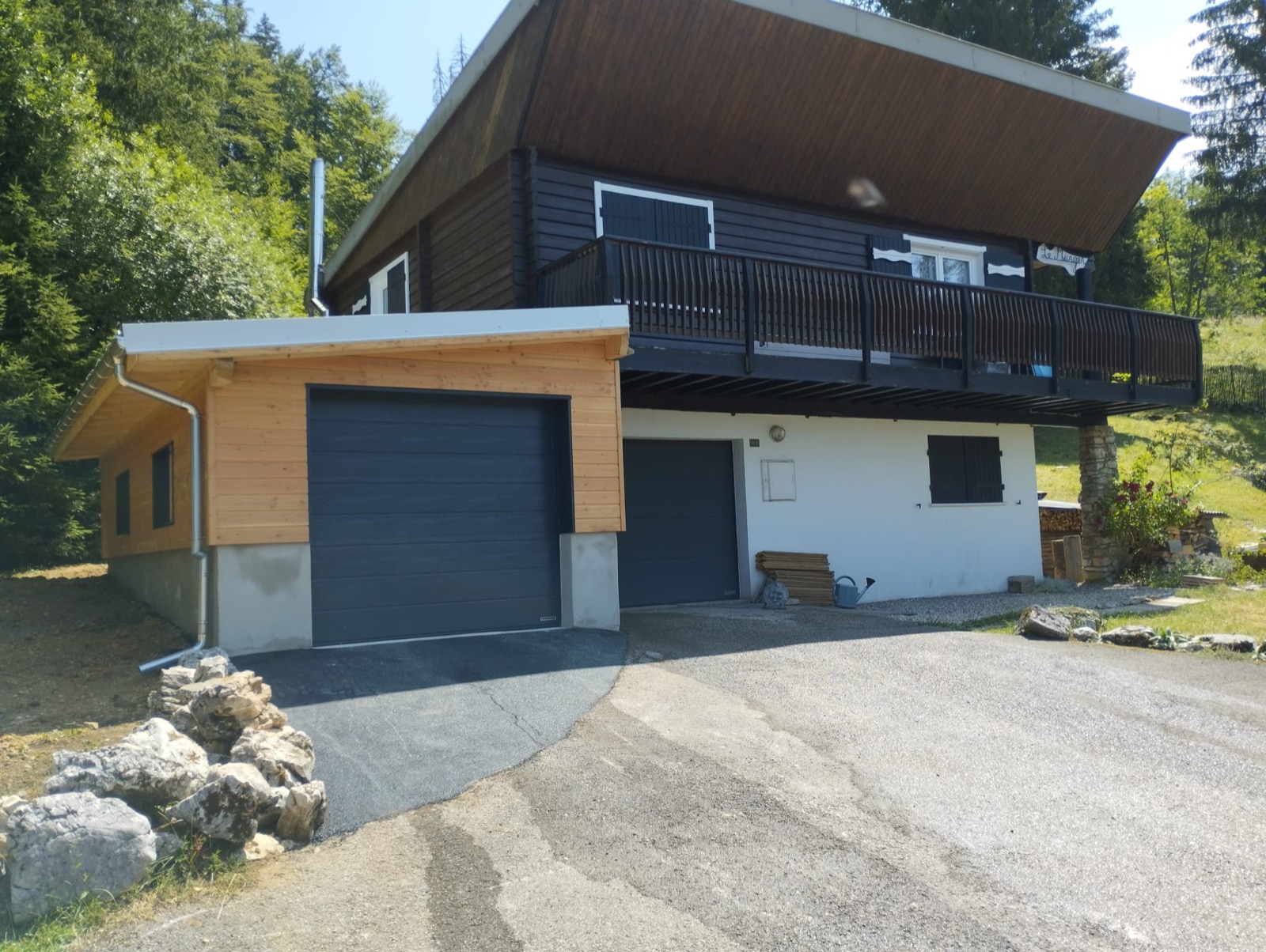 Garage bois sur mesure réalisé par Tonnaire — réalisation 7